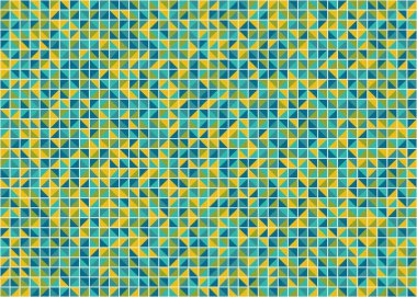 Soyut Geometrik Desen üretken hesaplama sanatı çizimi