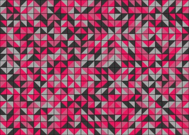 Soyut Geometrik Desen üretken hesaplama sanatı çizimi