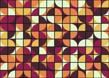 Soyut Geometrik Desen üretken hesaplama sanatı çizimi