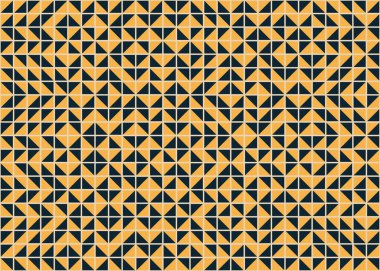 Soyut Geometrik Desen üretken hesaplama sanatı çizimi