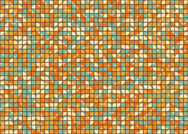 Soyut Geometrik Desen üretken hesaplama sanatı çizimi