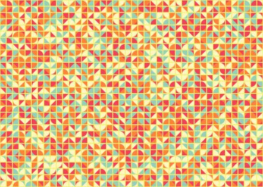 Soyut Geometrik Desen üretken hesaplama sanatı çizimi