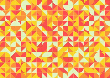 Soyut Geometrik Desen üretken hesaplama sanatı çizimi