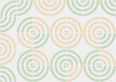 Soyut Geometrik Desen üretken hesaplama sanatı çizimi