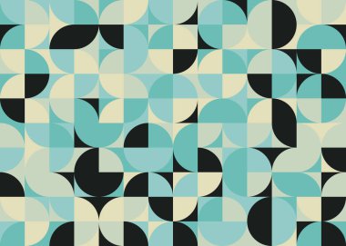 Soyut Geometrik Desen üretken hesaplama sanatı çizimi