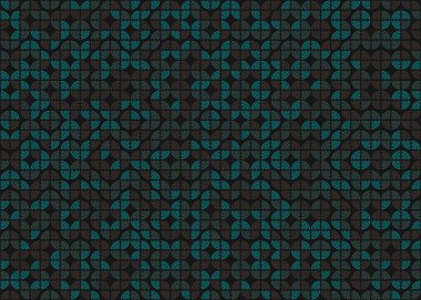 Soyut Geometrik Desen üretken hesaplama sanatı çizimi