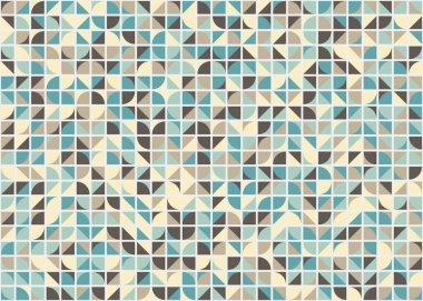 Soyut Geometrik Desen üretken hesaplama sanatı çizimi