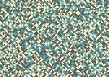 Soyut Geometrik Desen üretken hesaplama sanatı çizimi