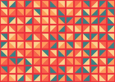 Soyut Geometrik Desen üretken hesaplama sanatı çizimi