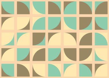 Soyut Geometrik Desen üretken hesaplama sanatı çizimi