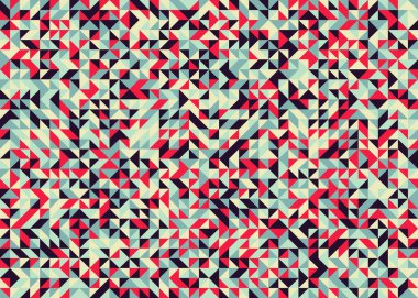 Soyut Geometrik Desen üretken hesaplama sanatı çizimi