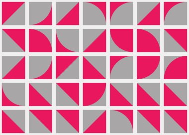 Soyut Geometrik Desen üretken hesaplama sanatı çizimi