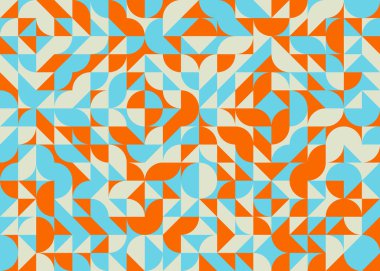 Soyut Geometrik Desen üretken hesaplama sanatı çizimi