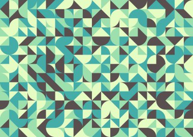 Soyut Geometrik Desen üretken hesaplama sanatı çizimi