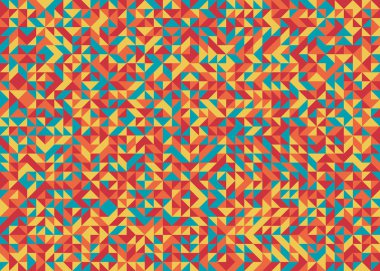 Soyut Geometrik Desen üretken hesaplama sanatı çizimi