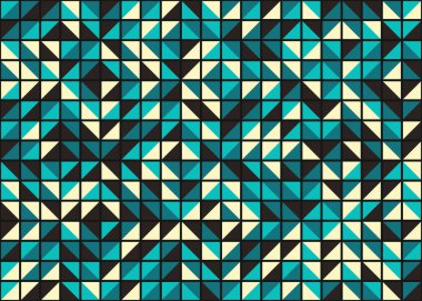 Soyut Geometrik Desen üretken hesaplama sanatı çizimi