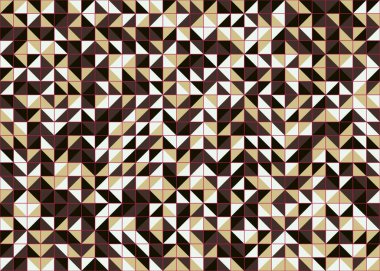 Soyut Geometrik Desen üretken hesaplama sanatı çizimi