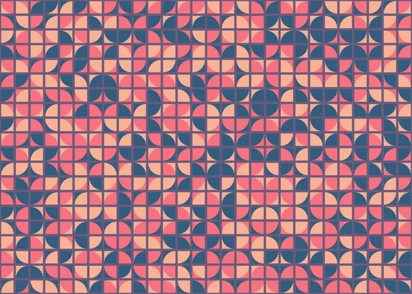 Abstrakti Geometrinen Kuvio Generatiivinen Laskennallisen Taiteen Kuva — vektorikuva