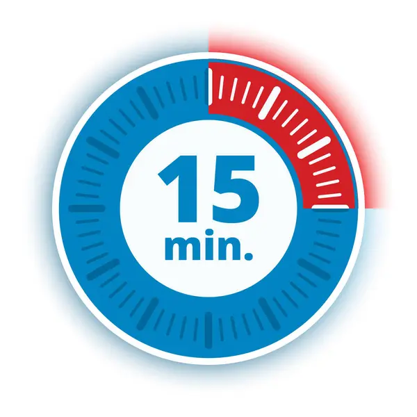 Minutes Time Timer — Stock Vector