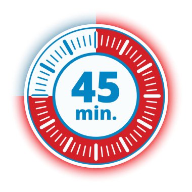 45 dakika zaman çizelgesi