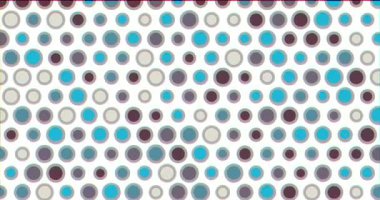 Renkli yanıp sönen dairelerle geometrik arkaplan
