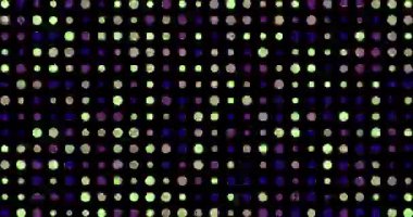 Renkli yanıp sönen dairelerle geometrik arkaplan