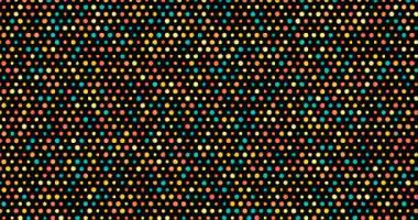 Renkli yanıp sönen dairelerle geometrik arkaplan