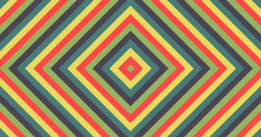 Genişleyen Elmaslarla Soyut Görsel Canlandırma