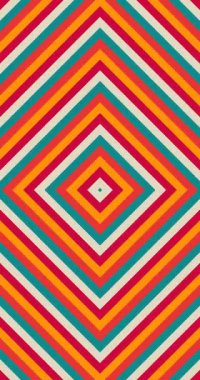 Genişleyen Elmaslarla Soyut Görsel Canlandırma