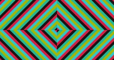 Genişleyen Elmaslarla Soyut Görsel Canlandırma