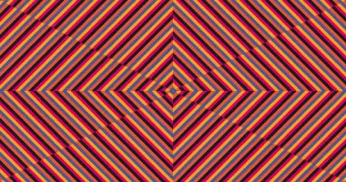 Renkli Rhombus tabanlı Soyut Hareket Canlandırması