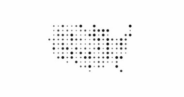 Üretici Noktalar ABD Haritası Canlandırması