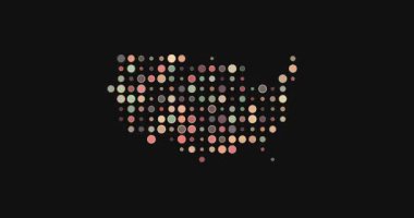 ABD 'nin Nefes Alma Noktaları Şekil Haritası