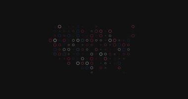 ABD 'nin Renkli Çember Izgara Haritası