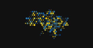 Dijital Nabız Noktaları Ukrayna Haritası Oluştur