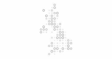 Üretken Noktalarla Birleşik Krallık Harita Canlandırması