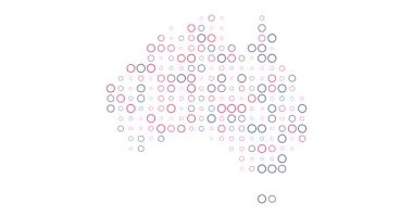 Çemberli Avustralya 'nın Asgari Haritası