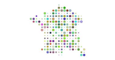 Solunum Noktaları Fransa 'nın Form Haritası