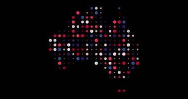 Avustralya Canlandırılmış Piksel Çember Biçimi