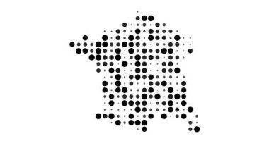 Nabız Çemberli Sanatsal Fransa Haritası