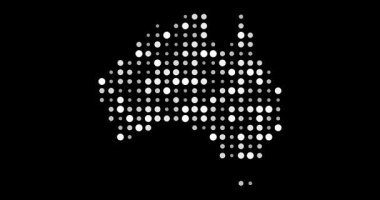 Avustralya Canlandırılmış Piksel Çember Biçimi