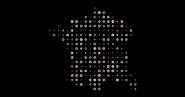 Üretken Noktalarla Fransa Haritası Canlandırması