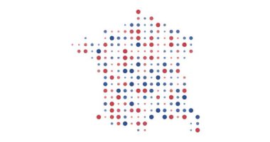 Solunum Noktaları Fransa 'nın Form Haritası