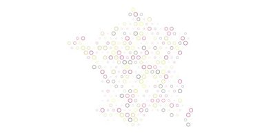 Solunum Noktaları Fransa 'nın Form Haritası