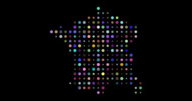 Üretken Biçimli Dijital Fransa Haritası