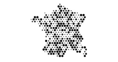 Üretken Noktalarla Fransa Haritası Canlandırması