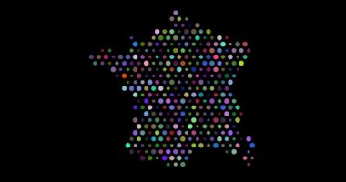 Üretken Noktalarla Fransa Haritası Canlandırması