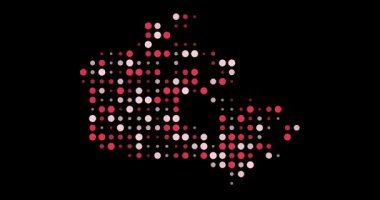 Spektrumlu Kanada Haritası