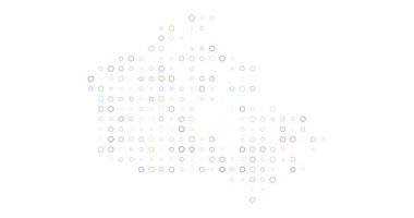 Spektrumlu Kanada Haritası