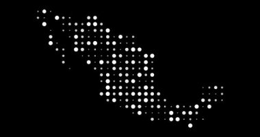 Meksika Haritası Solunum Noktalarından Yapıldı